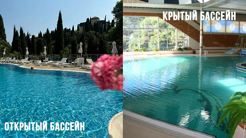 Санатории Алушты с бассейнами
